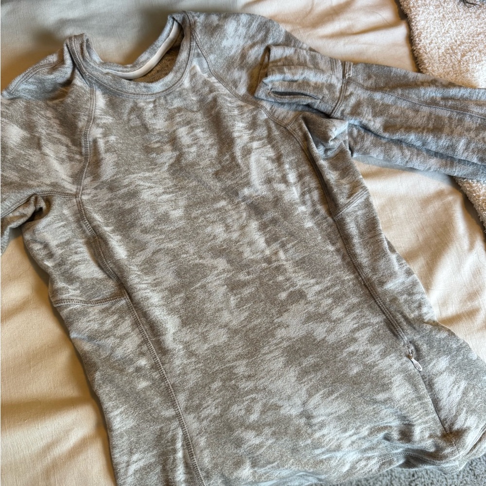 Lululemon thick allover print long sleeve